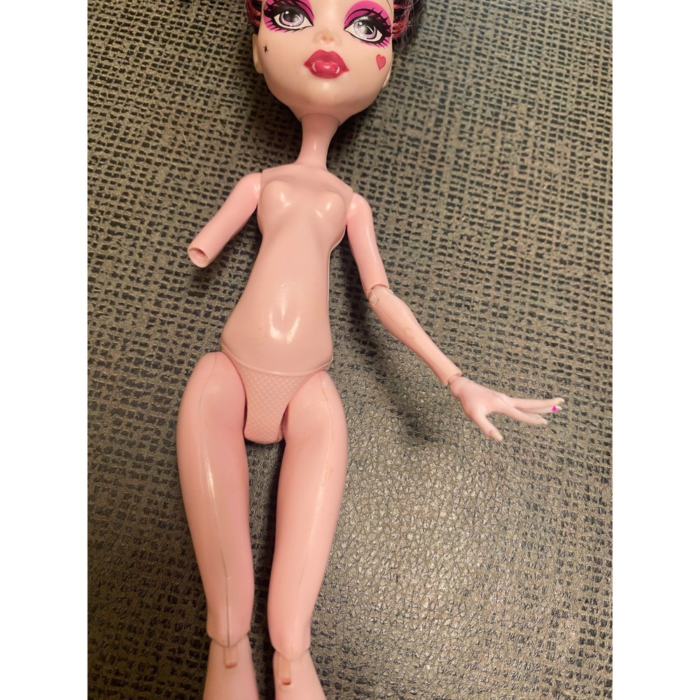 Monster High Draculaura Doll 2008 Gen 1 Mattel Pink Vampire for Parts Custom DIY - Picture 9 of 10
